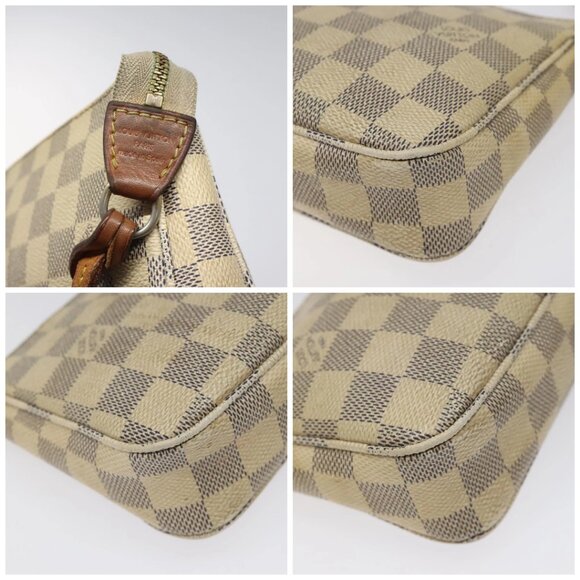 LOUIS VUITTON Damier Azur Pochette Accessoires Pouch - Picture 13 of 16